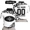 PREMIUM MX – 3D ALL OVER PRINTED – POLARIS – WHITE - POLO SHIRT