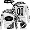 PREMIUM MX – 3D ALL OVER PRINTED – POLARIS – WHITE - SWEATER UGLY