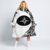 PREMIUM MX – 3D ALL OVER PRINTED – POLARIS – WHITE - OODIE BLANKET HOODIE