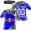 PREMIUM MX – 3D ALL OVER PRINTED – RED BULL – BLUE - T-SHIRT