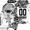 PREMIUM MX – 3D ALL OVER PRINTED – ROCKSTAR ENERGY – WHITE - FLEECE ZIP HOODIE