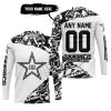 PREMIUM MX – 3D ALL OVER PRINTED – ROCKSTAR ENERGY – WHITE - JERSEY