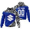PREMIUM MX – 3D ALL OVER PRINTED – SUZUKI – BLUE