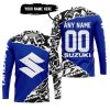 PREMIUM MX – 3D ALL OVER PRINTED – SUZUKI – BLUE - JERSEY