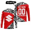 PREMIUM MX – 3D ALL OVER PRINTED – SUZUKI – RED - JERSEY