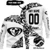 PREMIUM MX – 3D ALL OVER PRINTED – THOR RACING – WHITE - SWEATER UGLY