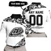 PREMIUM MX – 3D ALL OVER PRINTED – TROY LEE DESIGNS – WHITE - POLO SHIRT