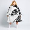 PREMIUM MX – 3D ALL OVER PRINTED – TROY LEE DESIGNS – WHITE - OODIE BLANKET HOODIE