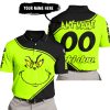 THE GRINCH – 3D ALL OVER PRINTED – LIMITED EDITION – SKI DOO - POLO SHIRT