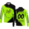 THE GRINCH – 3D ALL OVER PRINTED – LIMITED EDITION – YAMAHA BLUE - LONG SLEEVE POLO SHIRT