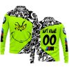 THE GRINCH – PREMIUM MX – 3D ALL OVER PRINTED – BMW - LONG SLEEVE POLO SHIRT