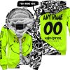 THE GRINCH – PREMIUM MX – 3D ALL OVER PRINTED – MONSTER ENERGY - FLEECE ZIP HOODIE