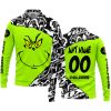 THE GRINCH – PREMIUM MX – 3D ALL OVER PRINTED – POLARIS - LONG SLEEVE POLO SHIRT
