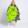 THE GRINCH – PREMIUM MX – 3D ALL OVER PRINTED – SKI DOO - OODIE BLANKET HOODIE