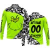 THE GRINCH – PREMIUM MX – 3D ALL OVER PRINTED – TRIUMPH - LONG SLEEVE POLO SHIRT