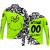 THE GRINCH – PREMIUM MX – 3D ALL OVER PRINTED – TROY LEE DESIGNS - LONG SLEEVE POLO SHIRT