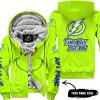 Grinch V2 – Custom Name – Tampa Bay Lightning - Fleece Zip Hoodie