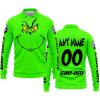 GRINCH – CUSTOM NAME – CAN AM – GREEN - LONG SLEEVE POLO SHIRT