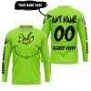 GRINCH – CUSTOM NAME – CAN AM – GREEN 1 - JERSEY