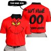 GRINCH – CUSTOM NAME – CAN AM – RED - POLO SHIRT
