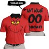 GRINCH – CUSTOM NAME – DUCATI – RED - POLO SHIRT