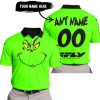 GRINCH – CUSTOM NAME – FLY RACING – GREEN - POLO SHIRT