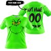 GRINCH – CUSTOM NAME – FLY RACING – GREEN - T-SHIRT