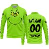 GRINCH – CUSTOM NAME – FLY RACING – GREEN 1 - LONG SLEEVE POLO