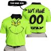 GRINCH – CUSTOM NAME – FLY RACING – GREEN 1 - POLO SHIRT