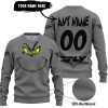 GRINCH – CUSTOM NAME – FLY RACING – GREY - SWEATER UGLY