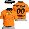 GRINCH – CUSTOM NAME – FLY RACING – ORANGE - POLO SHIRT