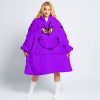 GRINCH – CUSTOM NAME – FLY RACING – PURPLE - OODIE BLANKET HOODIE