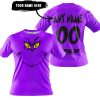 GRINCH – CUSTOM NAME – FLY RACING – PURPLE - T-SHIRT