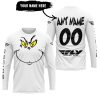 GRINCH – CUSTOM NAME – FLY RACING – WHITE - JERSEY