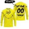 GRINCH – CUSTOM NAME – FLY RACING – YELLOW - JERSEY