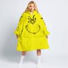 GRINCH – CUSTOM NAME – FLY RACING – YELLOW - OODIE BLANKET HOODIE