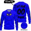 GRINCH – CUSTOM NAME – FOX RACING – BLUE - SWEATER UGLY