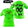 GRINCH – CUSTOM NAME – FOX RACING – GREEN - T-SHIRT