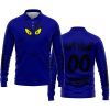 GRINCH – CUSTOM NAME – FOX RACING – NAVY - LONG SLEEVE POLO SHIRT