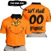GRINCH – CUSTOM NAME – FOX RACING – ORANGE - POLO SHIRT