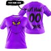 GRINCH – CUSTOM NAME – FOX RACING – PURPLE - T-SHIRT