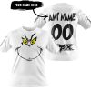 GRINCH – CUSTOM NAME – FOX RACING – WHITE - T-SHIRT