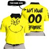 GRINCH – CUSTOM NAME – FOX RACING – YELLOW - POLO SHIRT