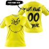 GRINCH – CUSTOM NAME – FOX RACING – YELLOW - T-SHIRT