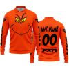 GRINCH – CUSTOM NAME – FXR – ORANGE - LONG SLEEVE POLO SHIRT