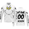 GRINCH – CUSTOM NAME – FXR – WHITE - LONG SLEEVE POLO SHIRT