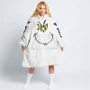GRINCH – CUSTOM NAME – FXR – WHITE - OODIE BLANKET HOODIE