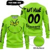 GRINCH – CUSTOM NAME – HUSQVARNA – GREEN 1 - SWEATER UGLY