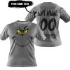 GRINCH – CUSTOM NAME – HUSQVARNA – GREY - T-SHIRT