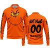 GRINCH – CUSTOM NAME – HUSQVARNA – ORANGE - LONG SLEEVE POLO SHIRT
